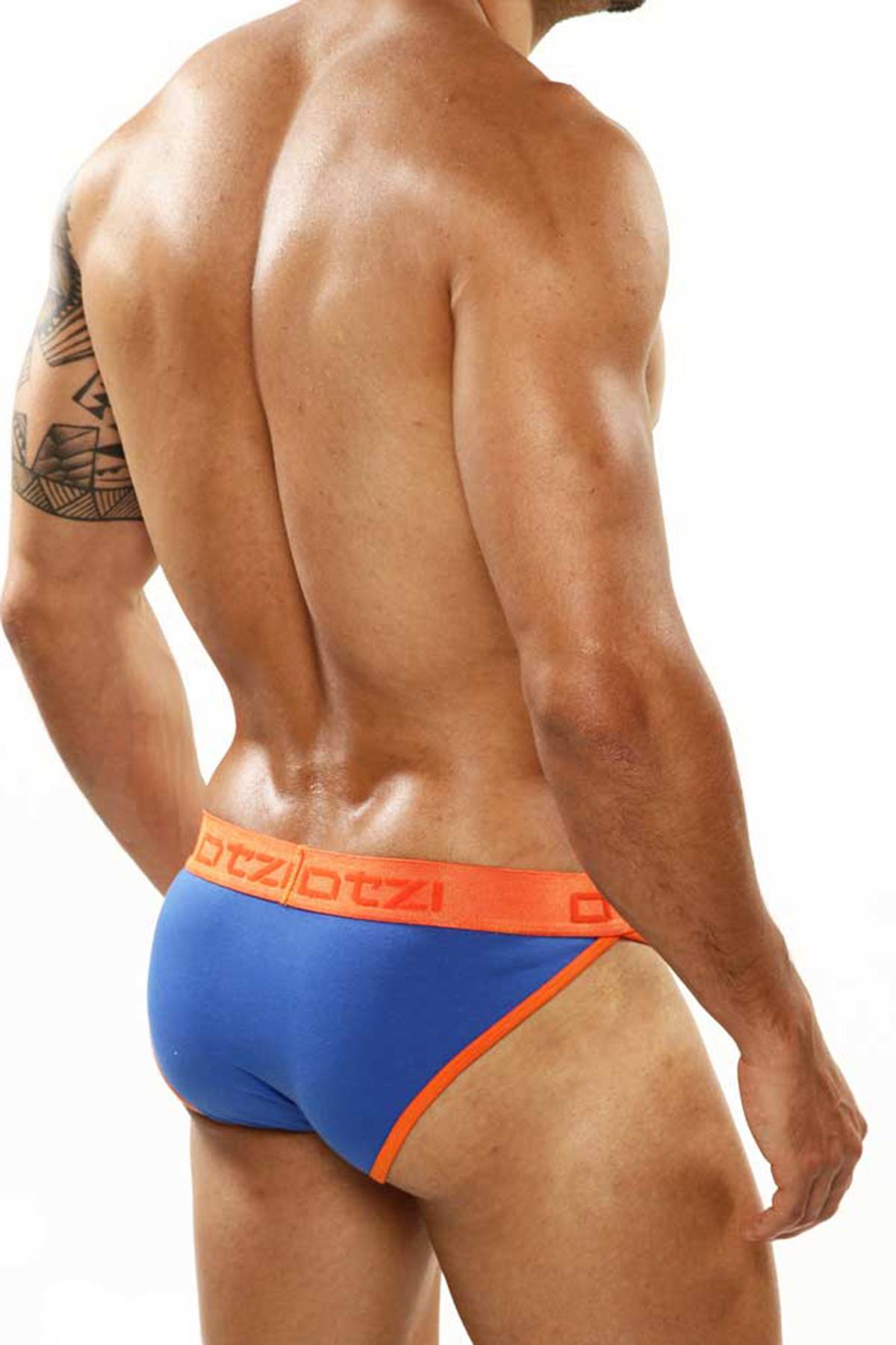 OTZI Royal Blue/Orange Cotton Brief