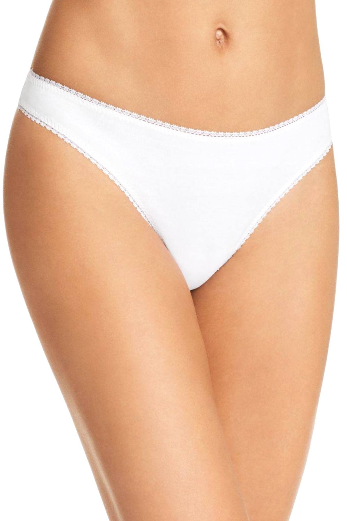 OnGossamer White Cabana Cotton/Modal Hip G Thong