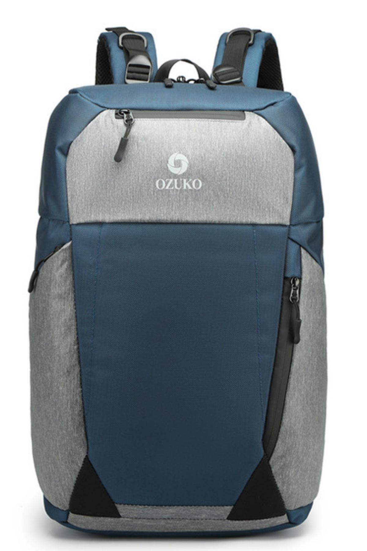 Ozuko Deep Blue Laptop Backpack