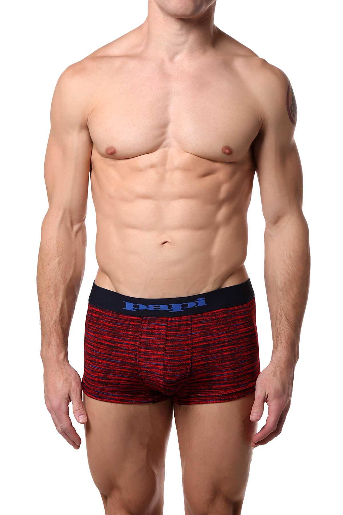 Papi Red/Navy Stripe Brazilian Trunk