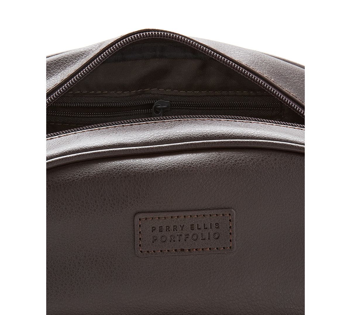 Perry Ellis Portfolio Perry Ellis Casual Travel Case Brown