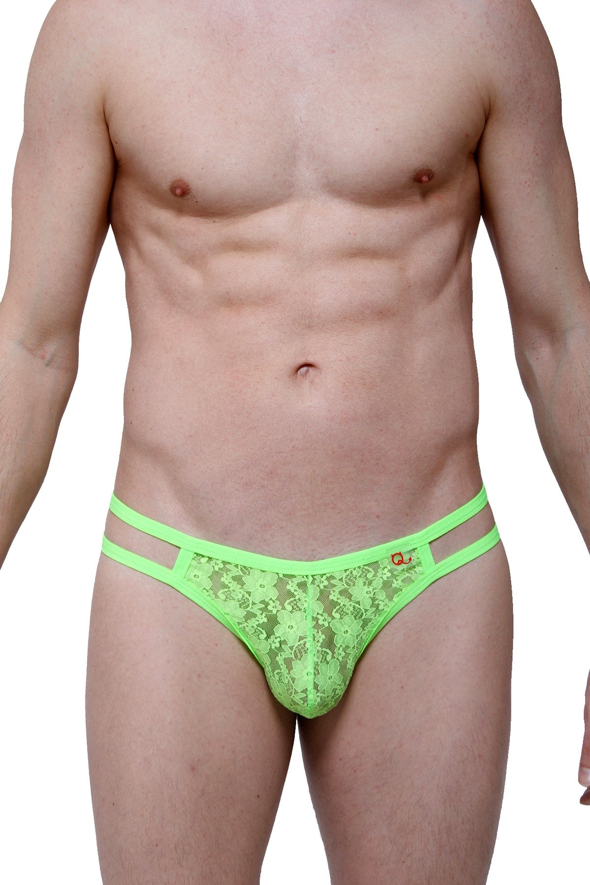 PetitQ Neon Green Ornex Thong