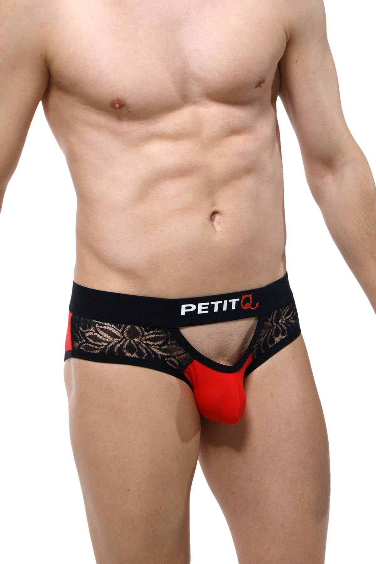 PetitQ Red/Black Chabanne Jockstrap