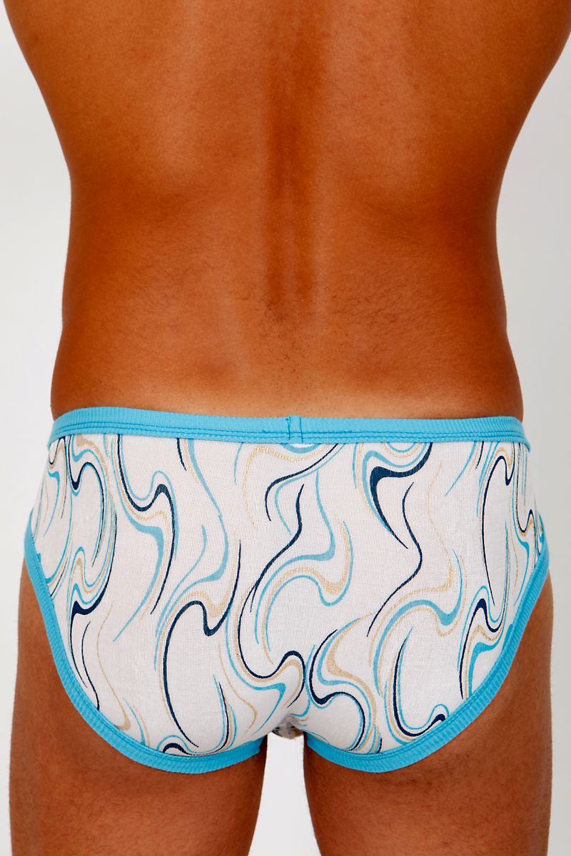 Pistol Pete Turquoise Ripple Brief