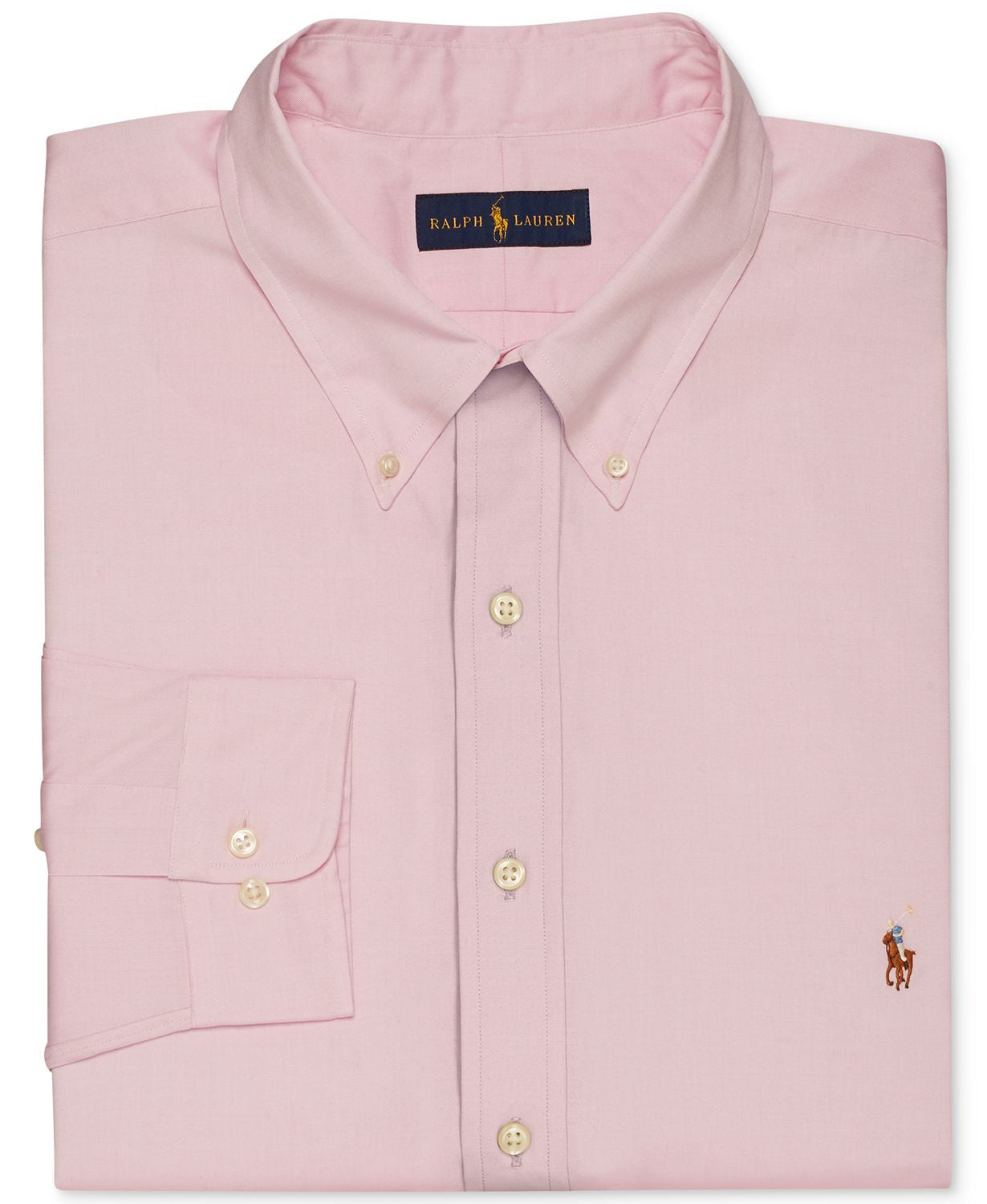 Polo Ralph Lauren Big And Tall Pink Dress Shirt Pink