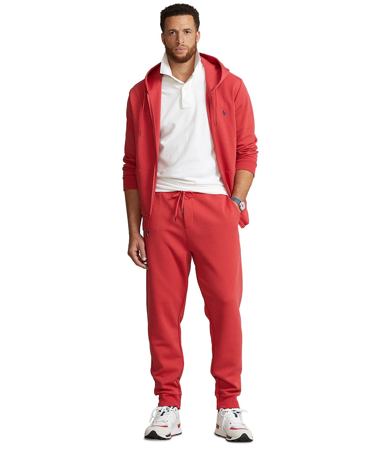 Polo Ralph Lauren Big & Tall Double-knit Jogger Pants Starboard Red