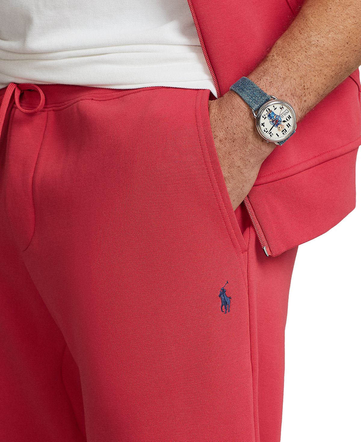 Polo Ralph Lauren Big & Tall Double-knit Jogger Pants Starboard Red