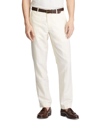 Polo Ralph Lauren Big & Tall Straight Fit Linen-blend Pants Andover Cream