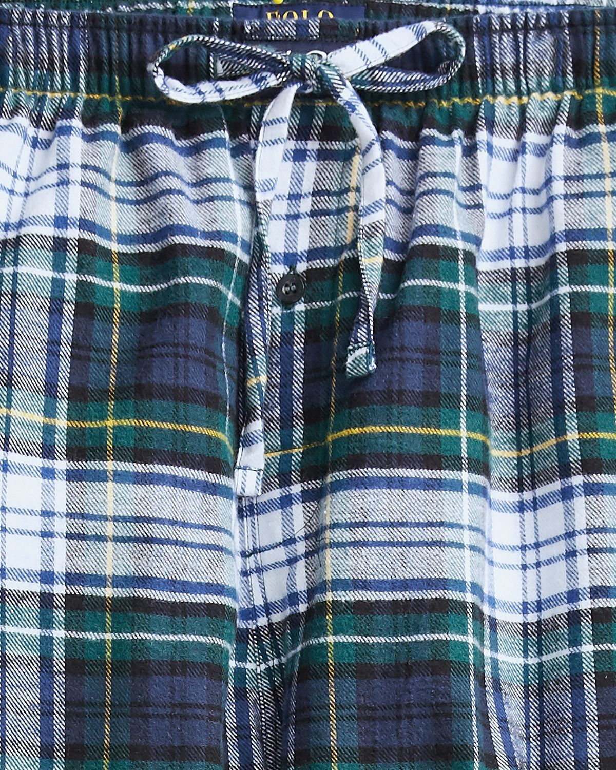 NWT Polo Ralph Lauren Plaid Mens Lounge Pants Flannel Pajama Green Blue 4XLT