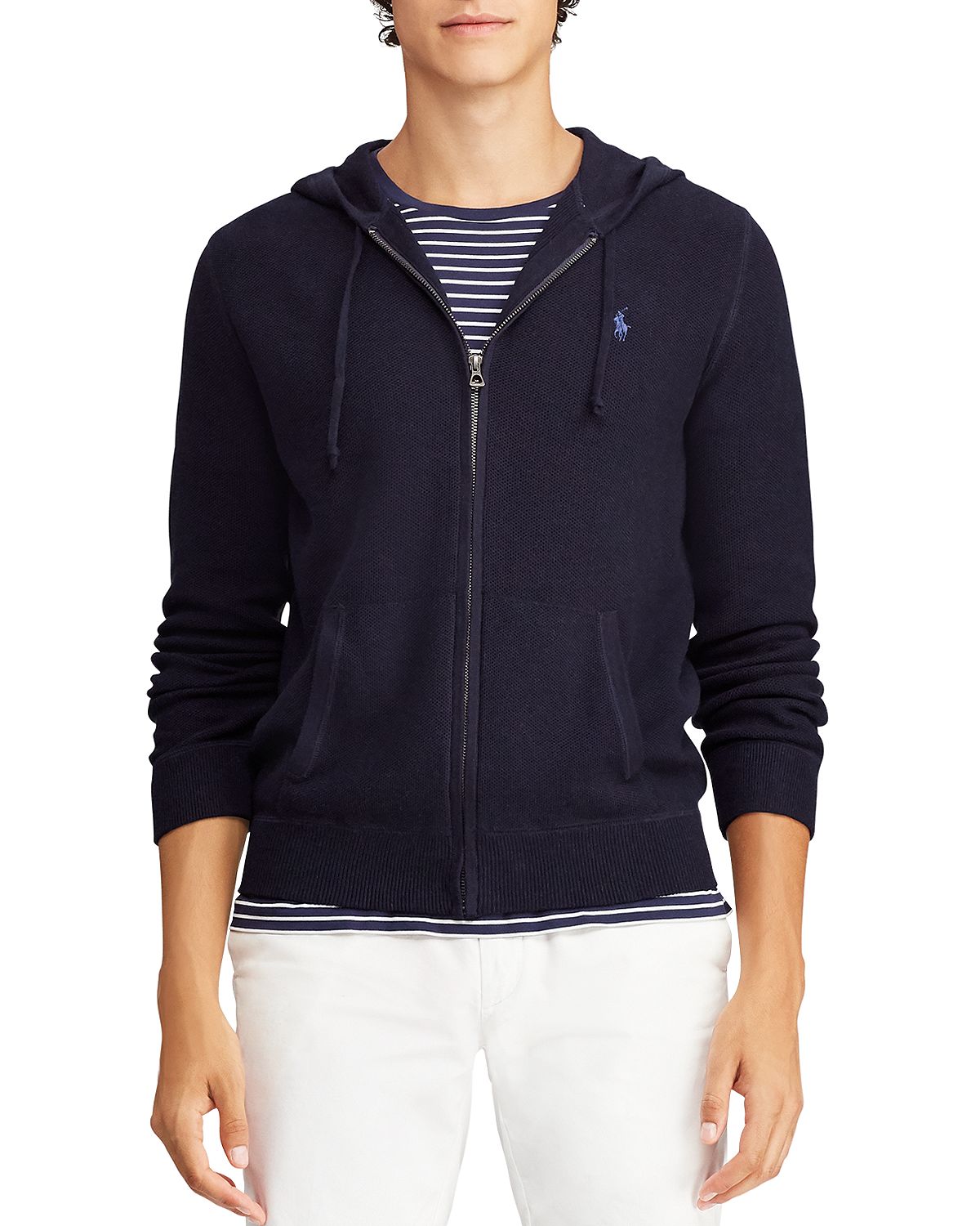 Polo Ralph Lauren Knit Hoodie Navy