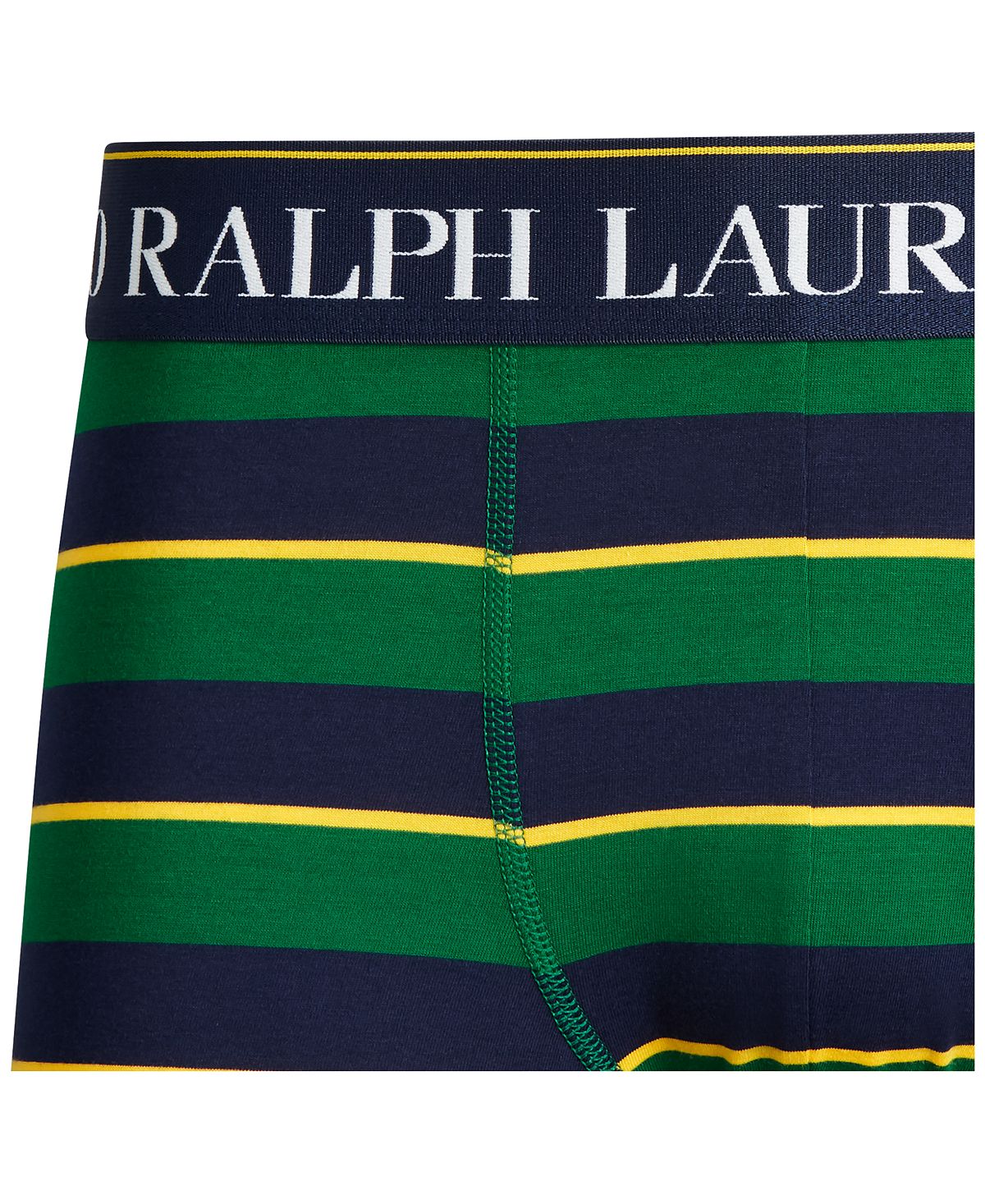 Polo Ralph Lauren Stretch Jersey Boxer Briefs Green Stripe