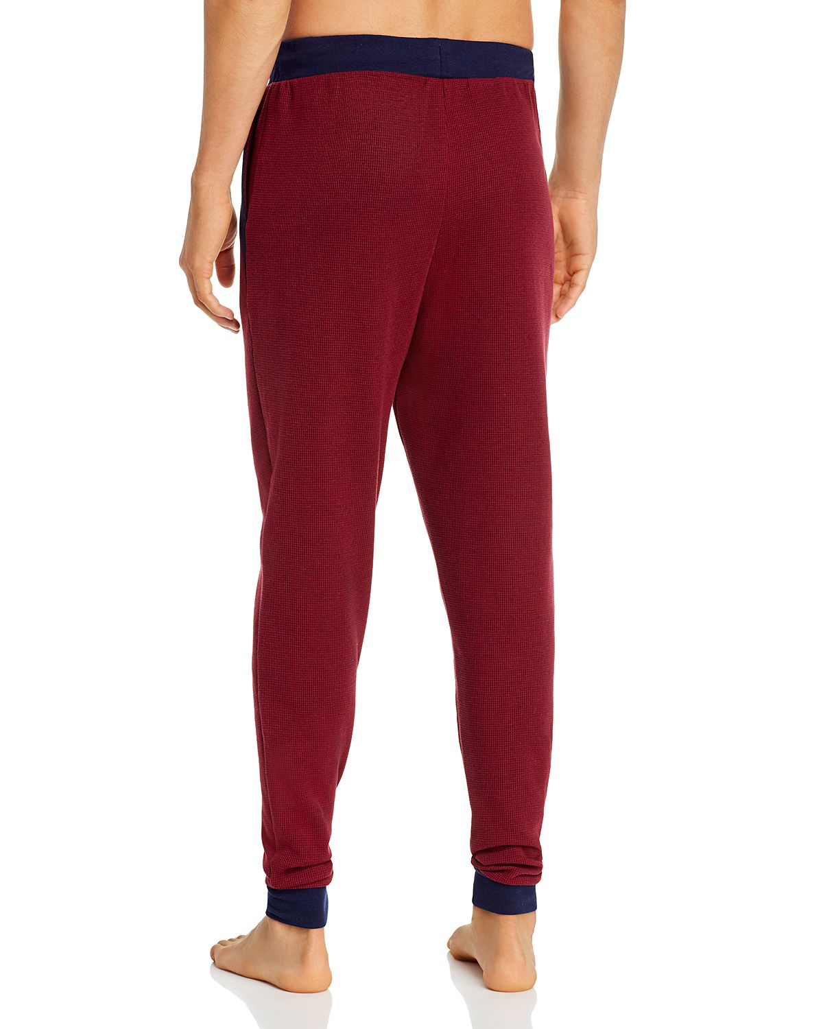 Psycho Bunny Lounge Waffle-knit Jogger Pants Pinot