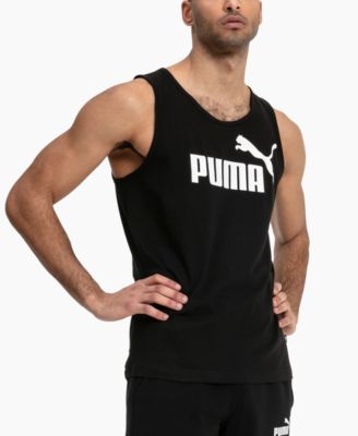 Puma Mens Logo Graphic Tank Black