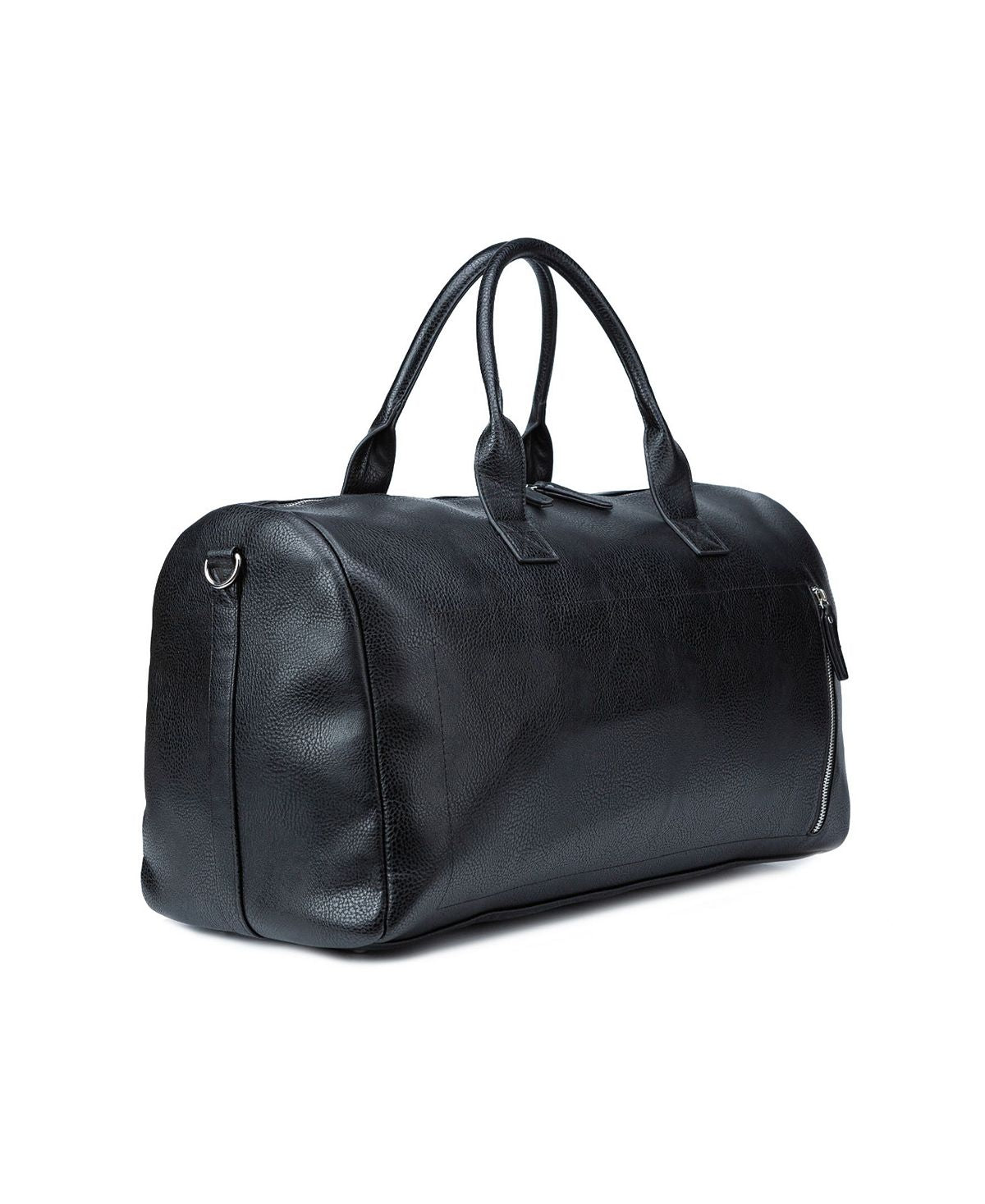 Px Vegan Leather Duffle Bag Black – CheapUndies