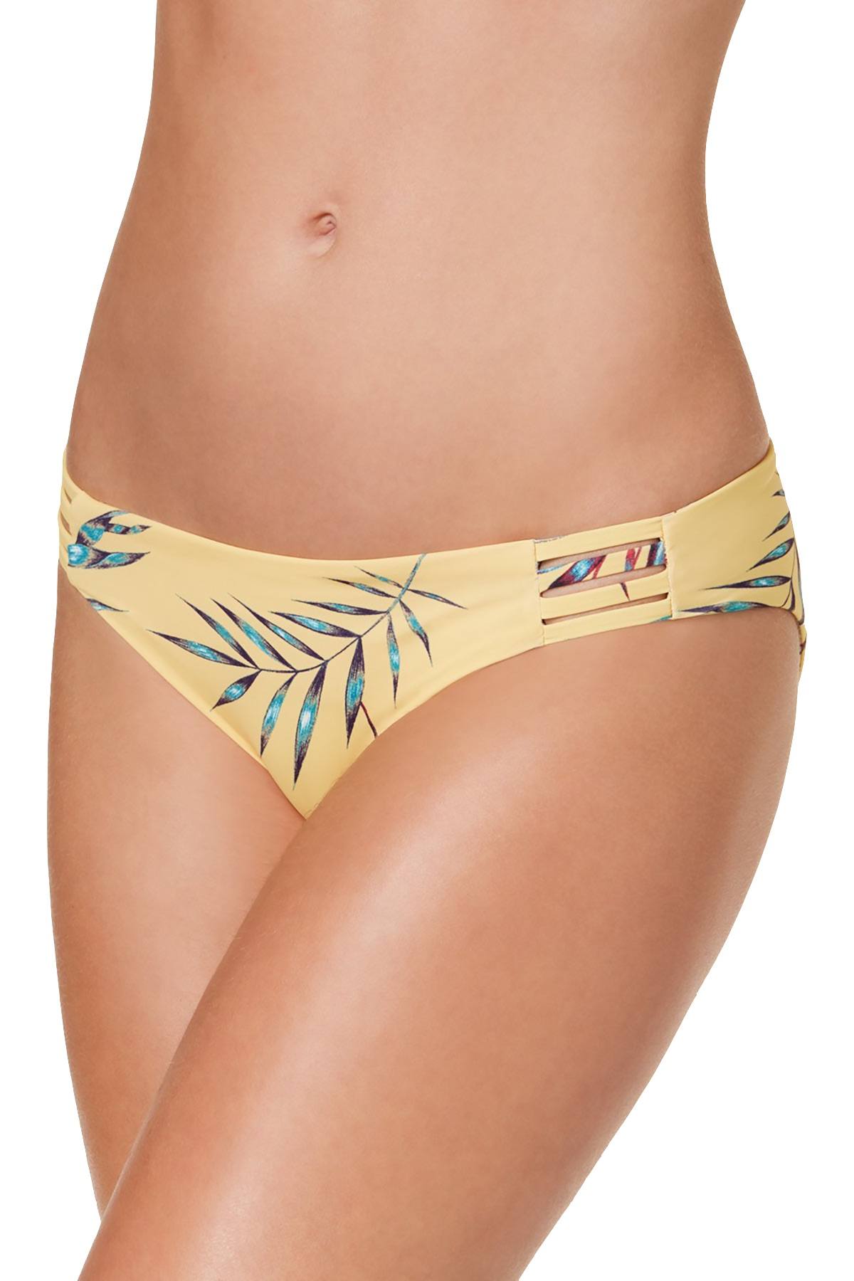 Roxy Pastel-Yellow Softly-Love Reversible Bikini Bottom