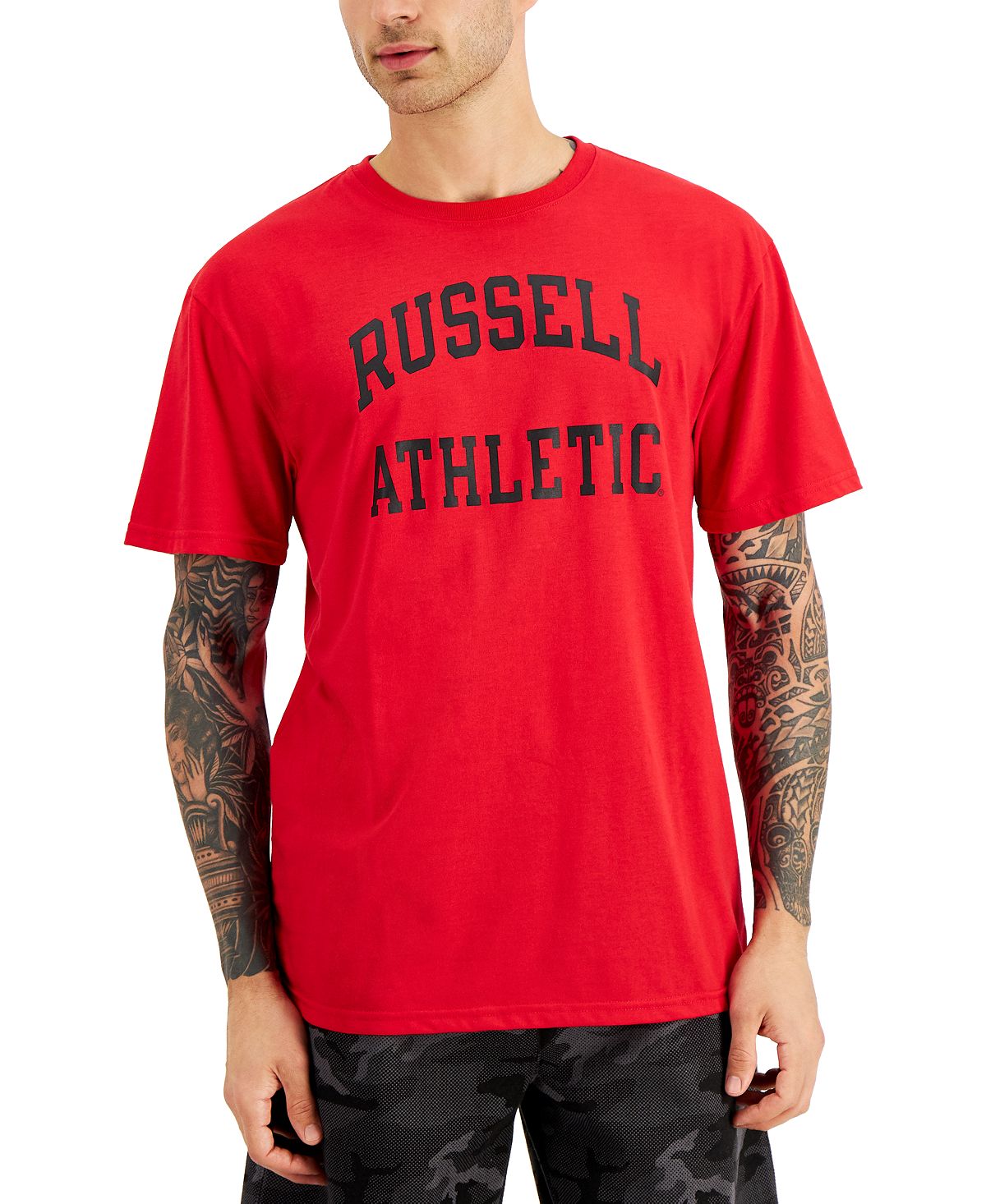 Russell Athletic Archie Logo Graphic T-shirt Red Coast