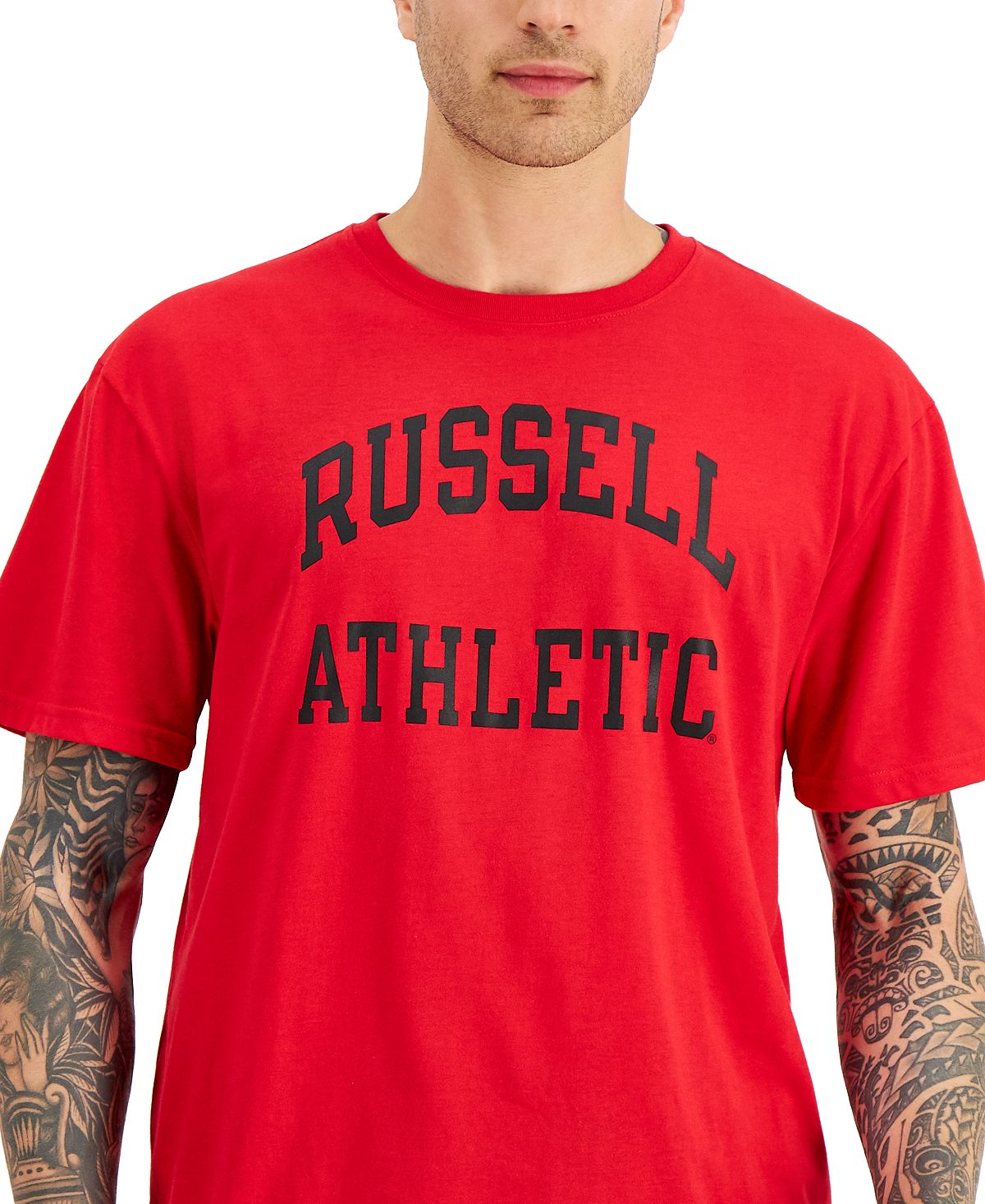 Russell Athletic Archie Logo Graphic T-shirt Red Coast