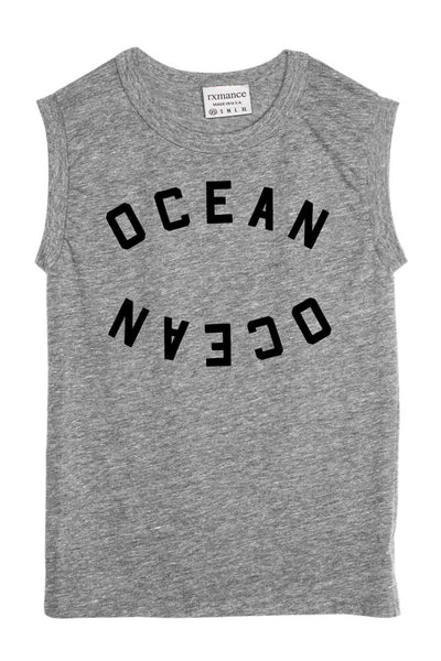 Rxmance Grey Ocean Muscle Tee