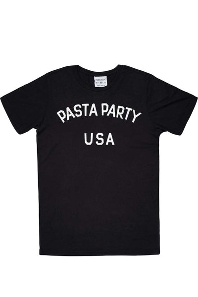 Rxmance Unisex Black Pasta Party Crew Tee