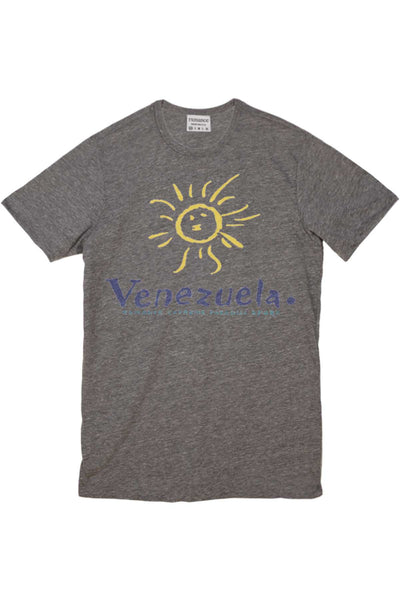 Rxmance Unisex Grey Venezuela Crew Tee