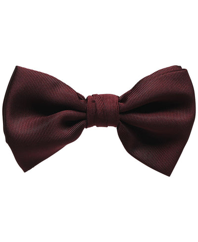 Ryan Seacrest Distinction Event Solid Pre-tied Bow Tie Wine