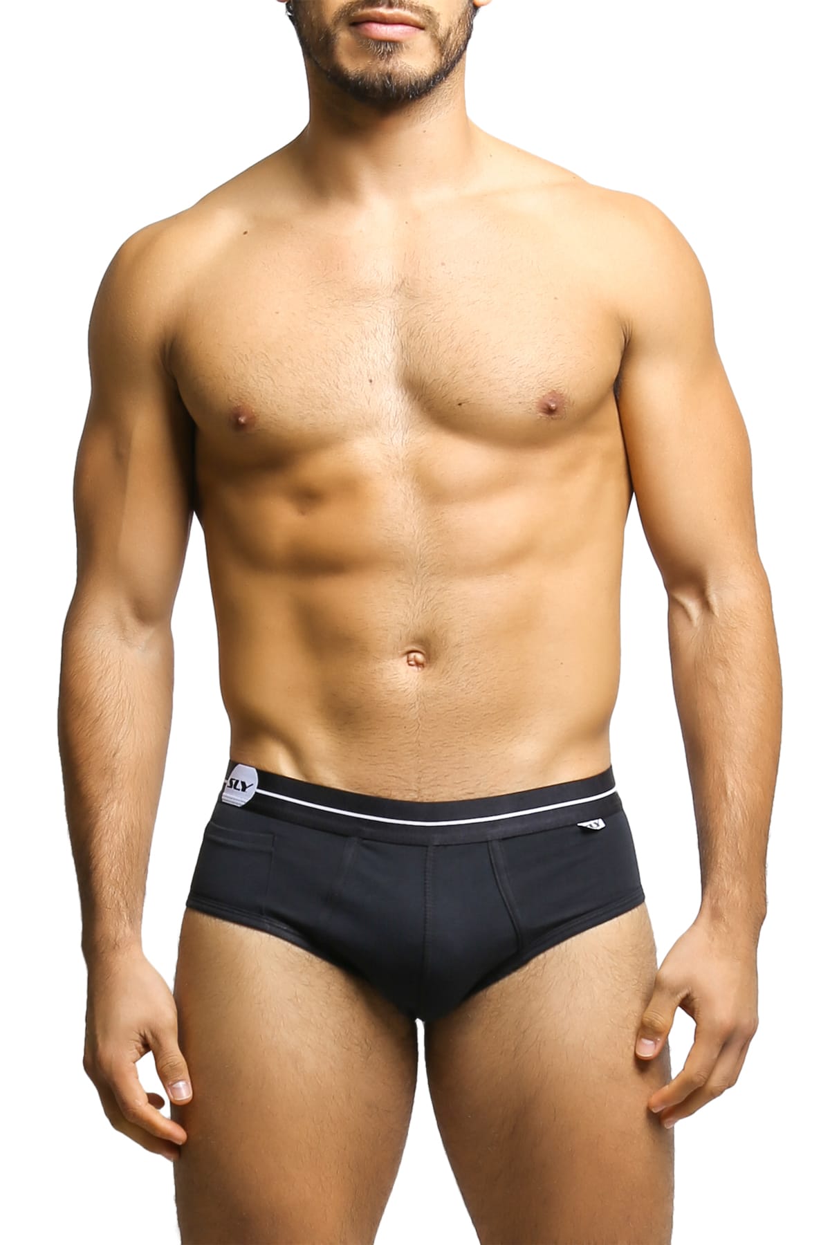 SLY Black/Grey Pocket Brief 2-Pack