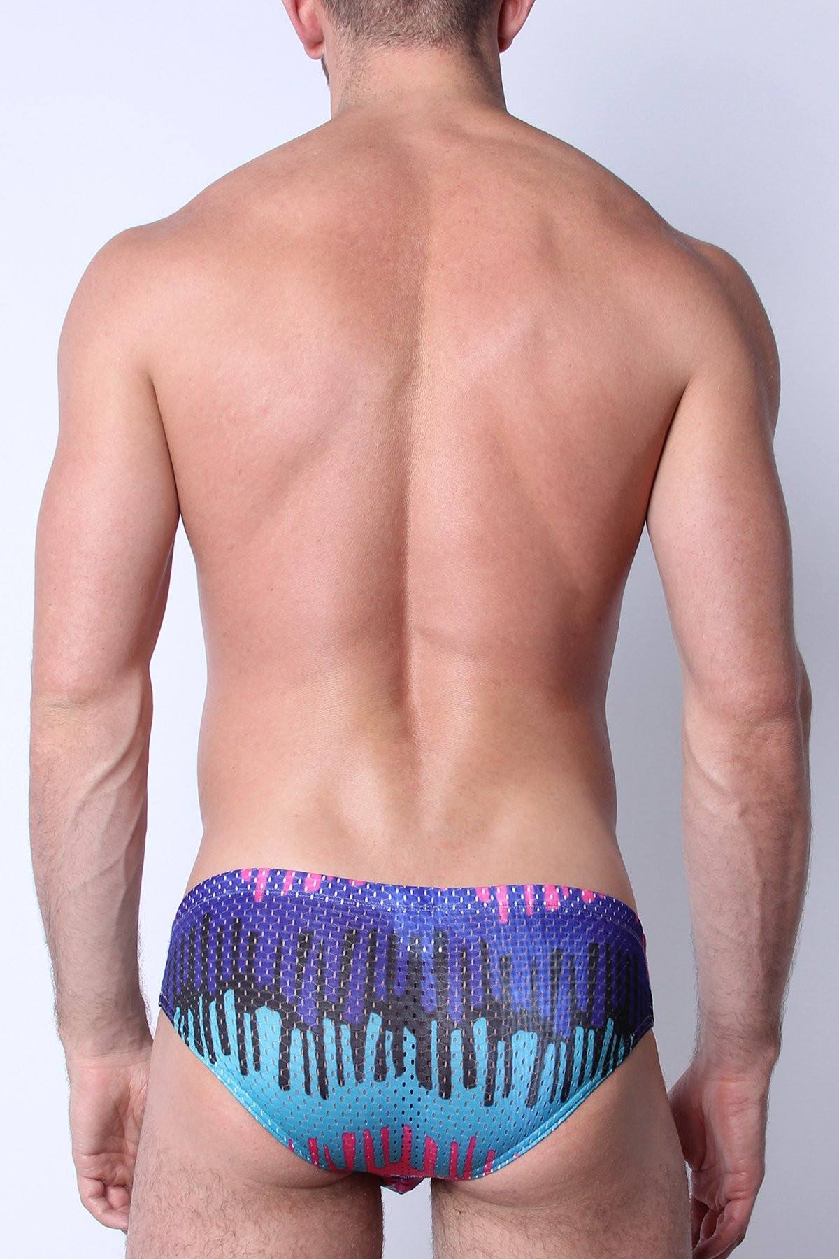 Safari Low Rise Swim Brief Blue Drip