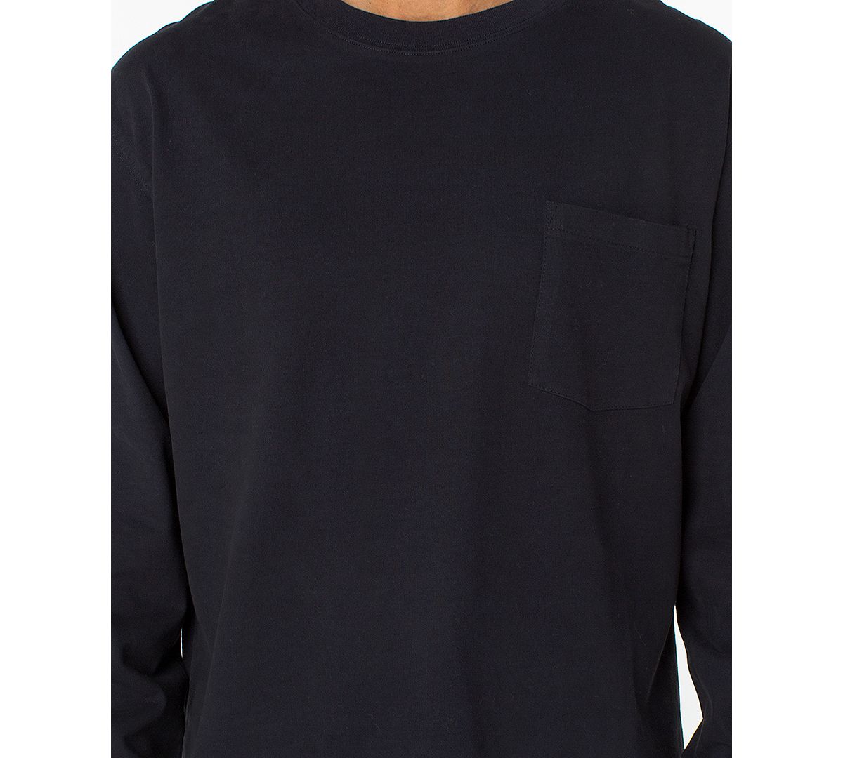 Sanctuary Long-sleeve Pocket T-shirt Black