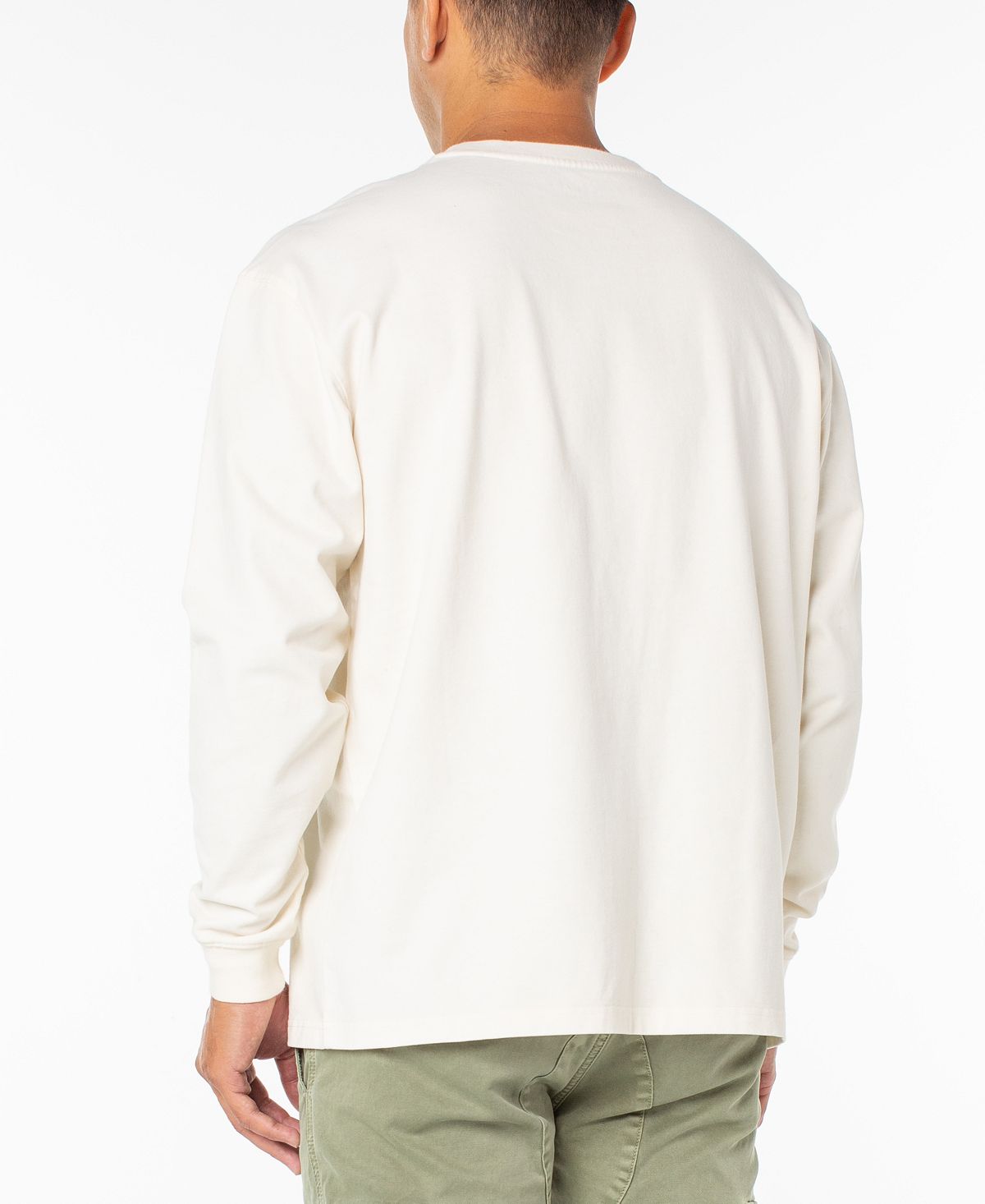 Sanctuary Long-sleeve Pocket T-shirt Off White