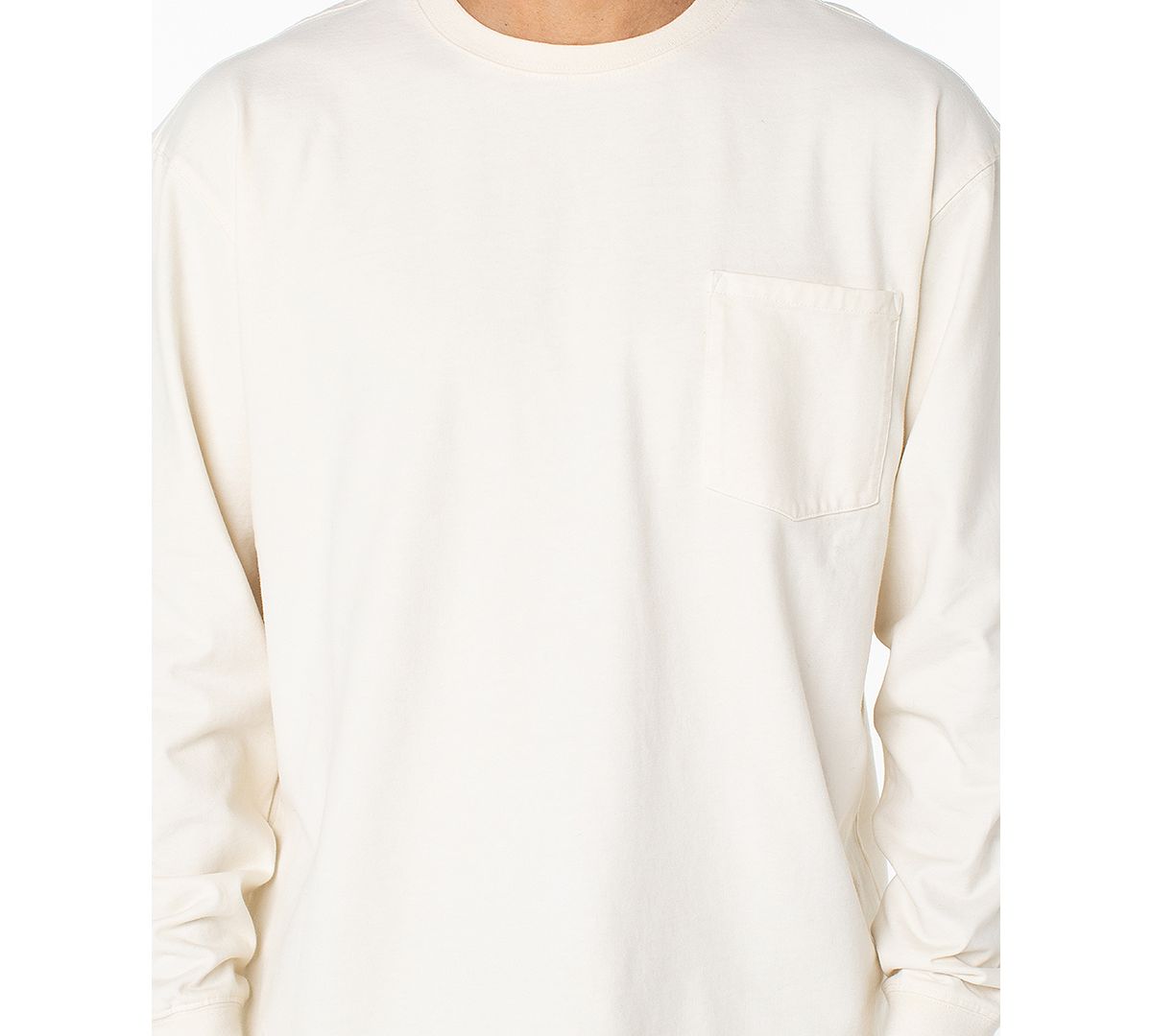 Sanctuary Long-sleeve Pocket T-shirt Off White