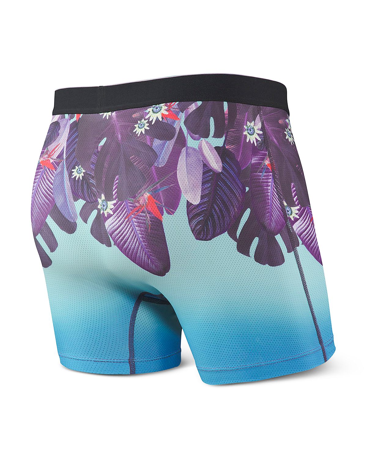 Saxx Volt Boxer Briefs Purple Leaves