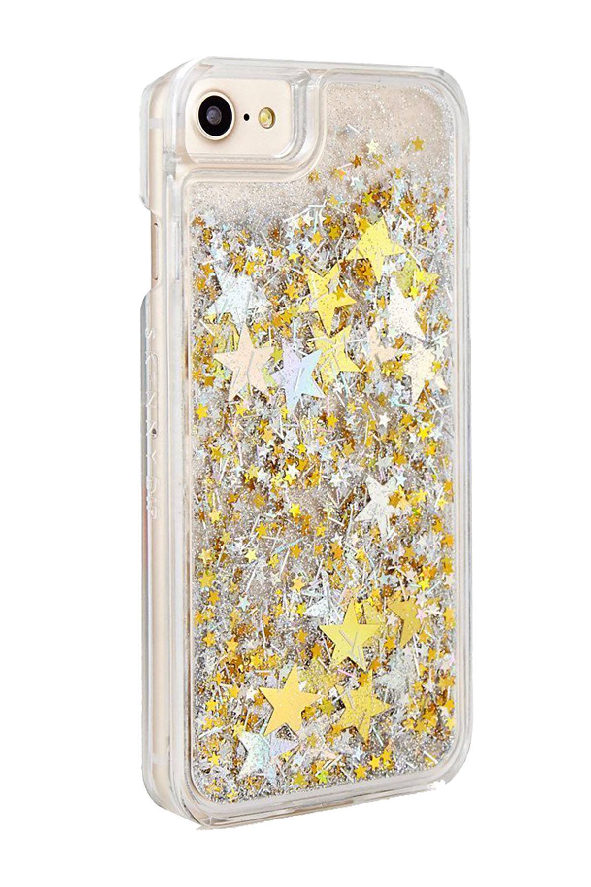 Skinnydip London Gold/Silver Sequin Star iPhone Case