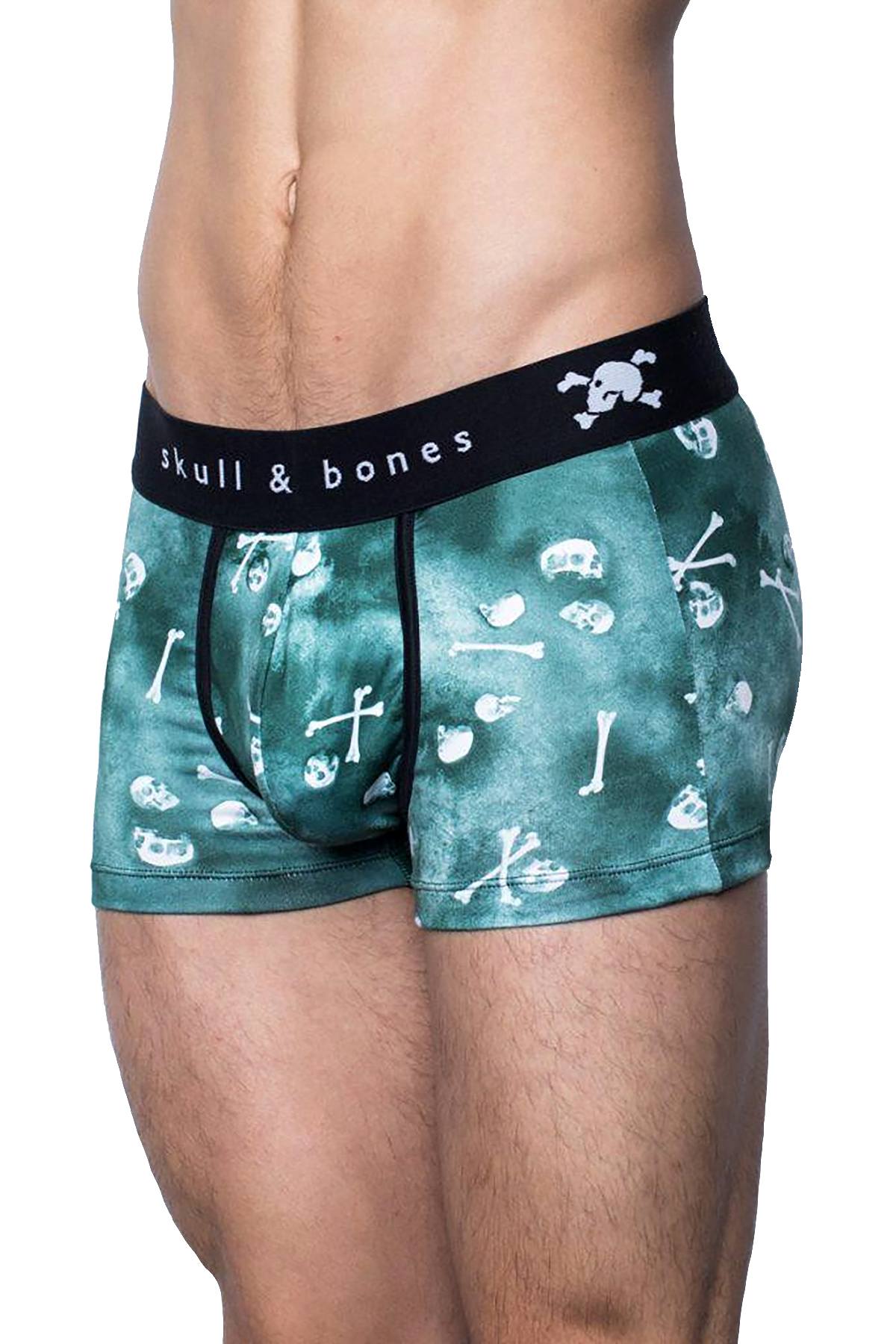 Skull & Bones Emerald Tossed-Skull Trunk