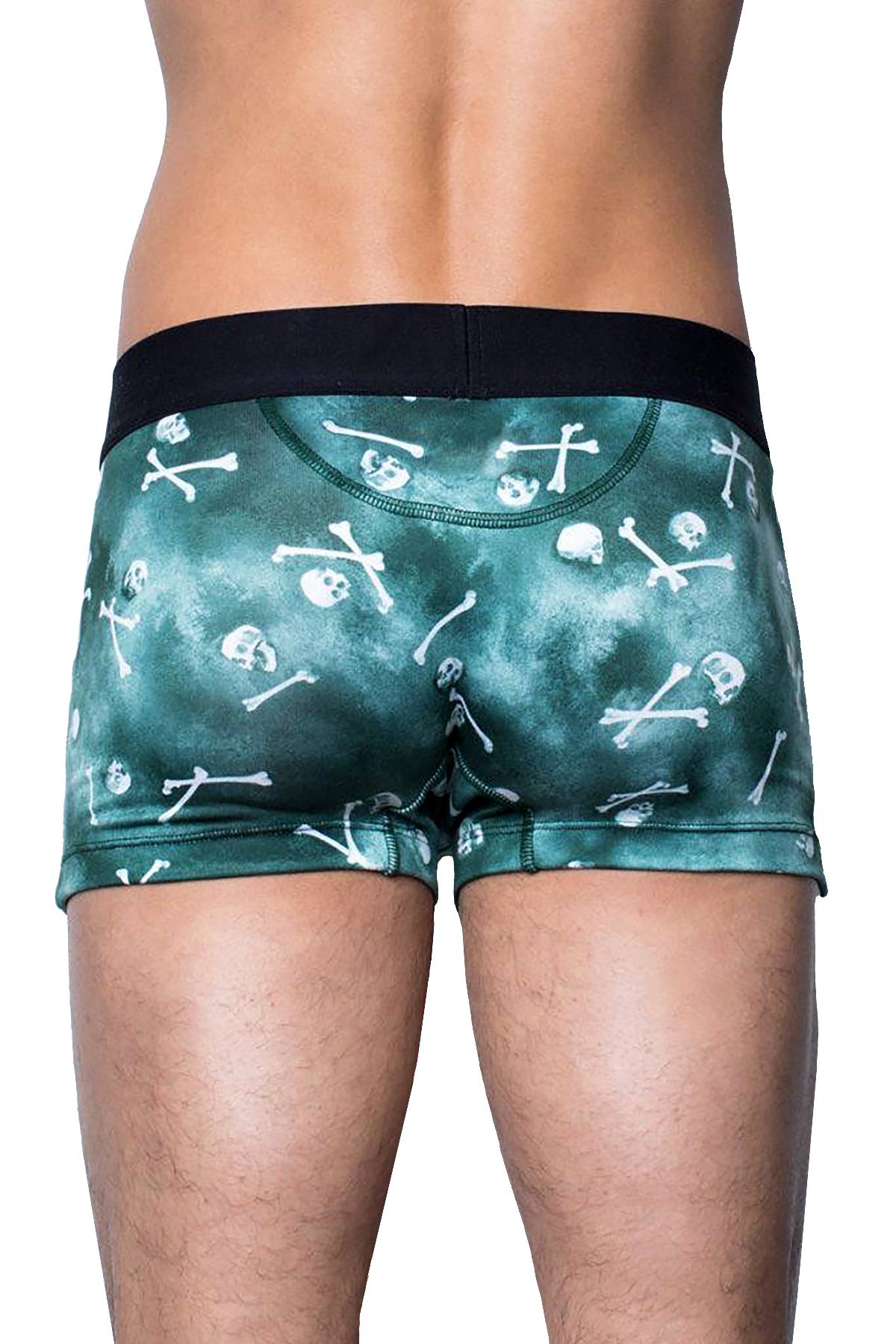 Skull & Bones Emerald Tossed-Skull Trunk