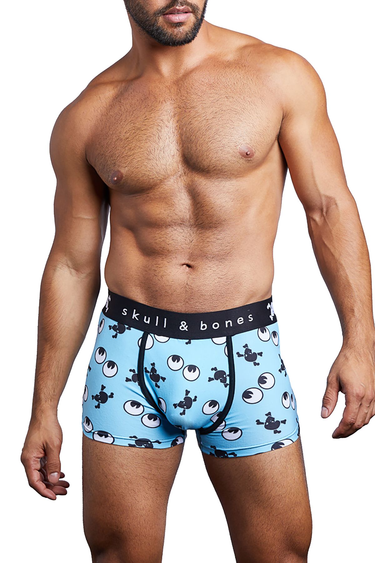 Skull & Bones Sky-Blue Googly Eyes Trunk