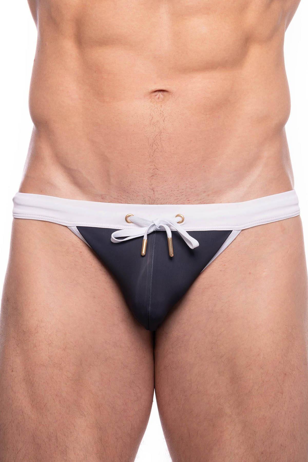 Skull and Bones Onyx Black Swim Brief