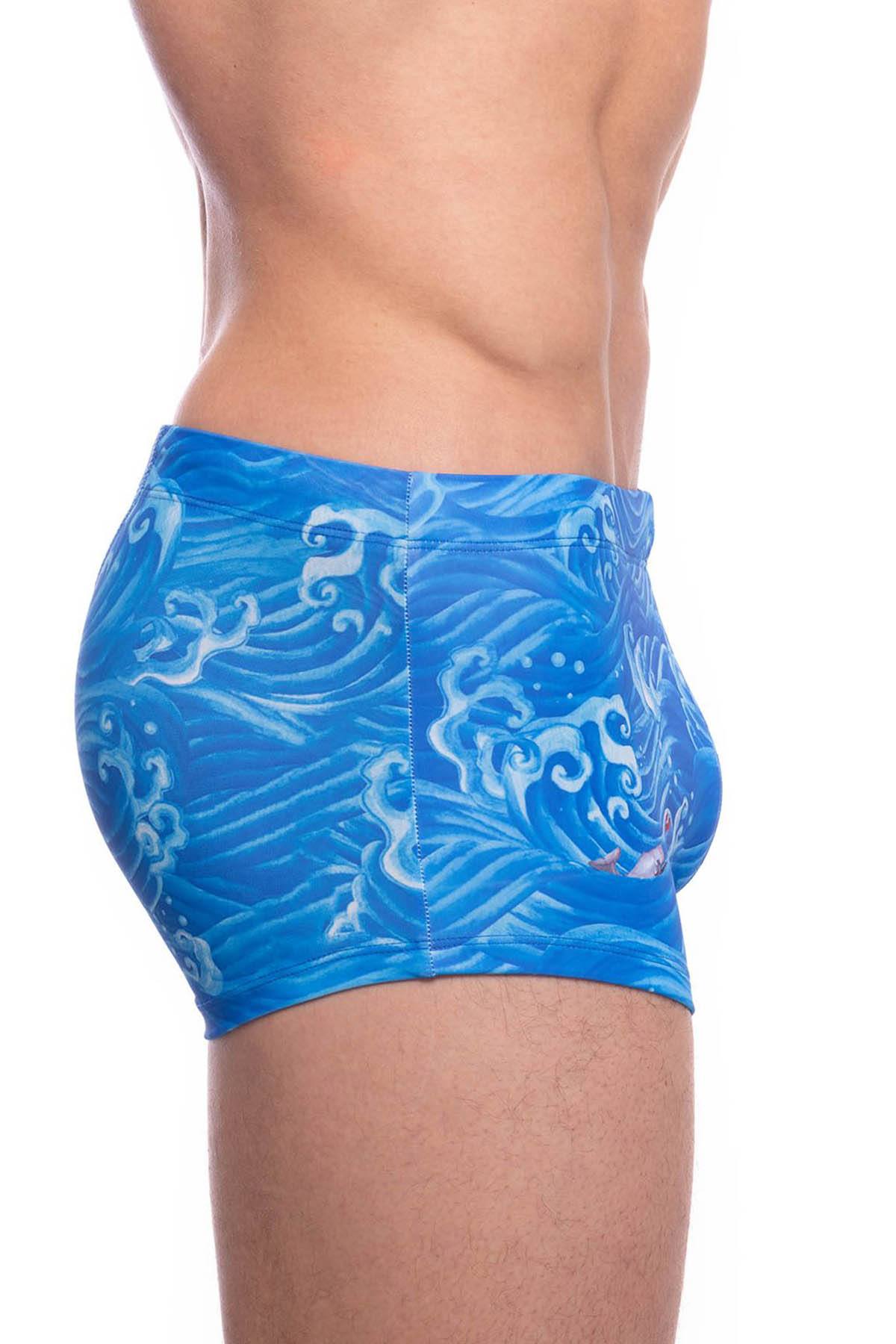 Skull and Bones Waves Swim Trunk