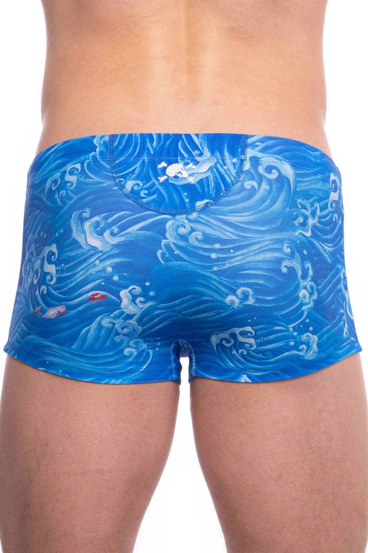 Skull and Bones Waves Swim Trunk