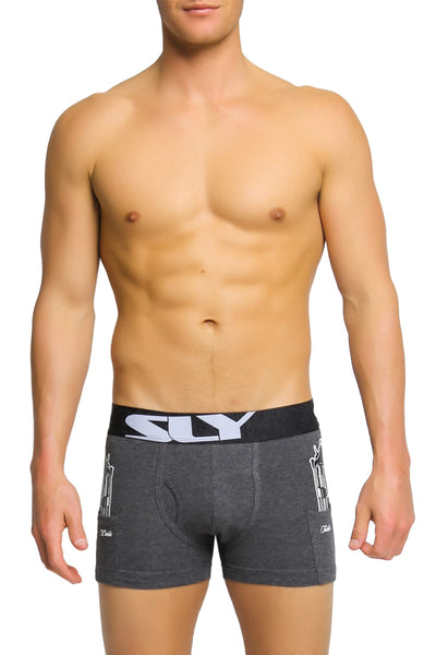 Sly Ash Marle Cop Issue Boxer Brief