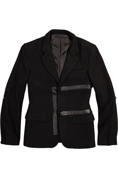 Smash Black French Toggle Jacket