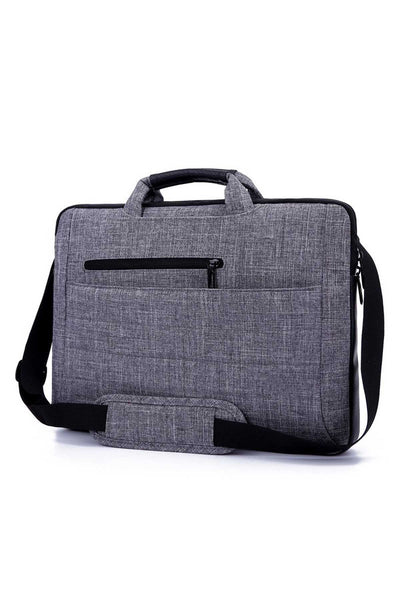 Something Strong Grey Messenger Slim Laptop Carrier