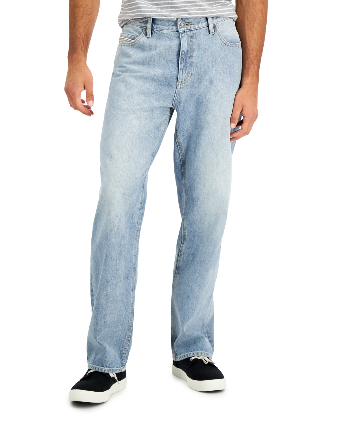 Sun + Stone Sun + Stone Men's Relaxed-Fit Faded Jeans