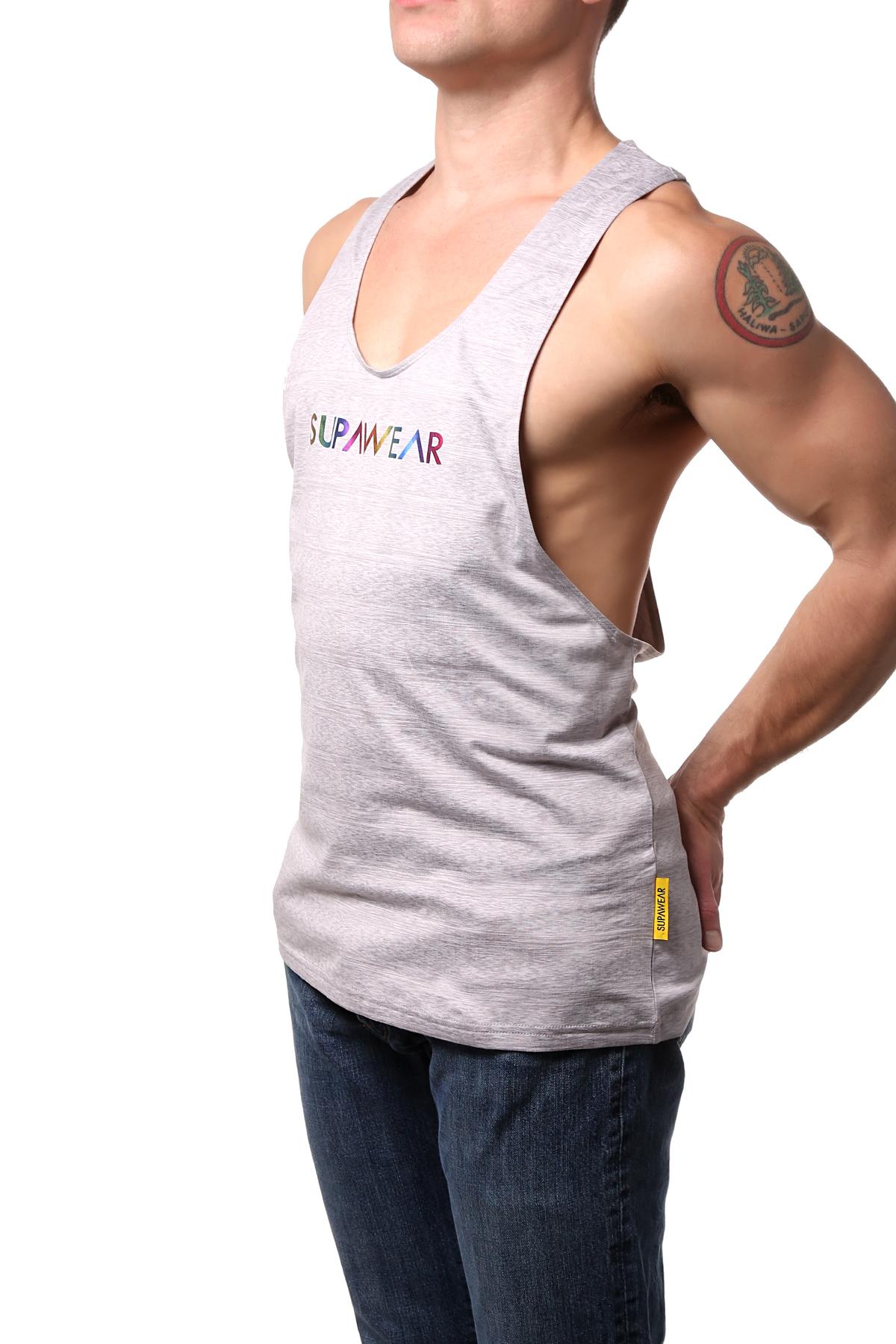 Supawear Light Grey Spectrum Tank