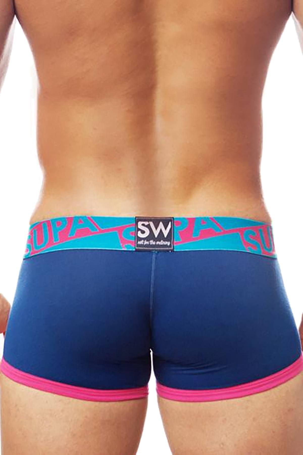 Supawear Navy/Pink SUPA-SUPA Trunk