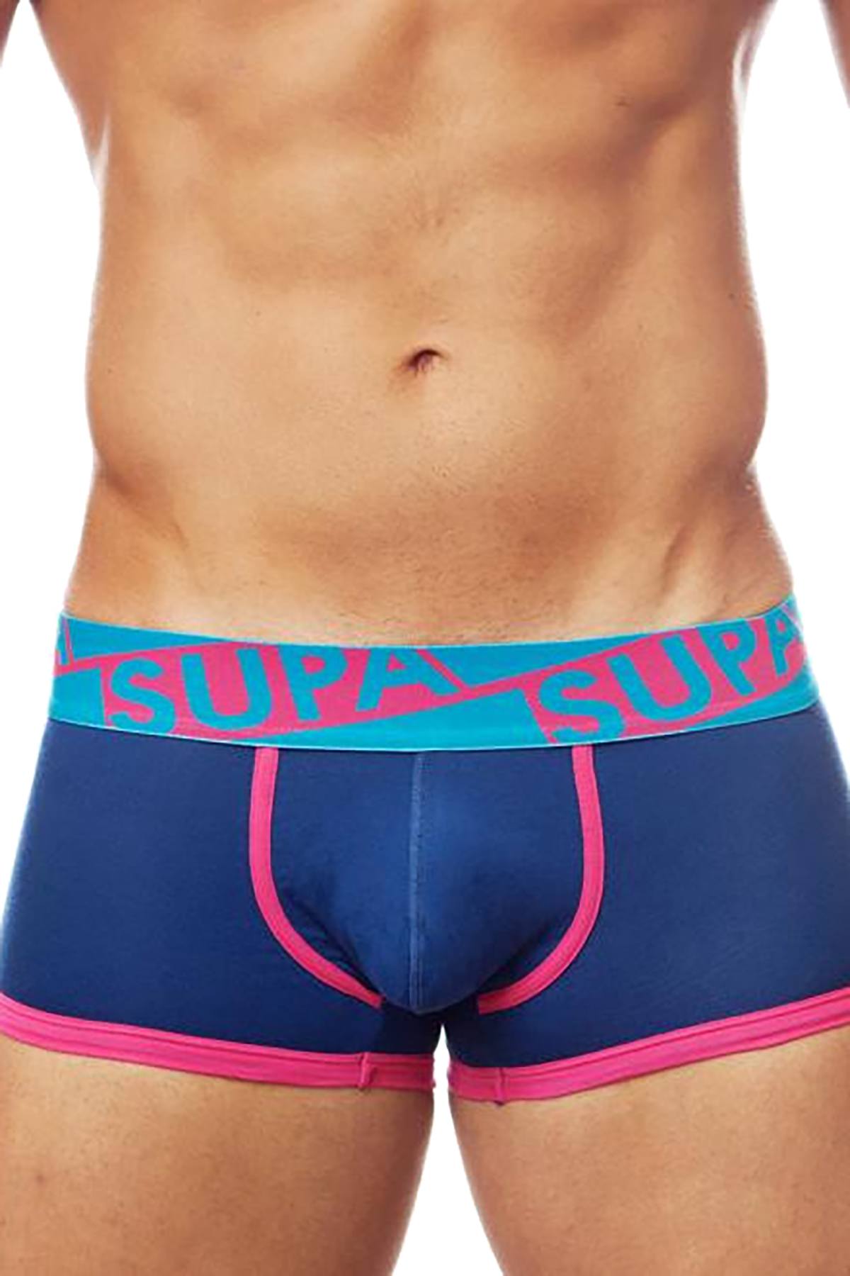 Supawear Navy/Pink SUPA-SUPA Trunk