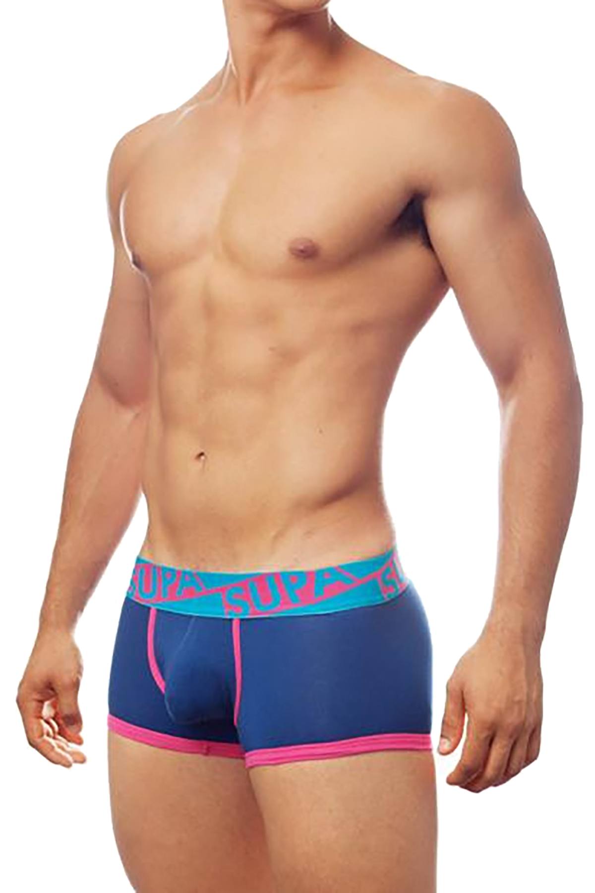 Supawear Navy/Pink SUPA-SUPA Trunk