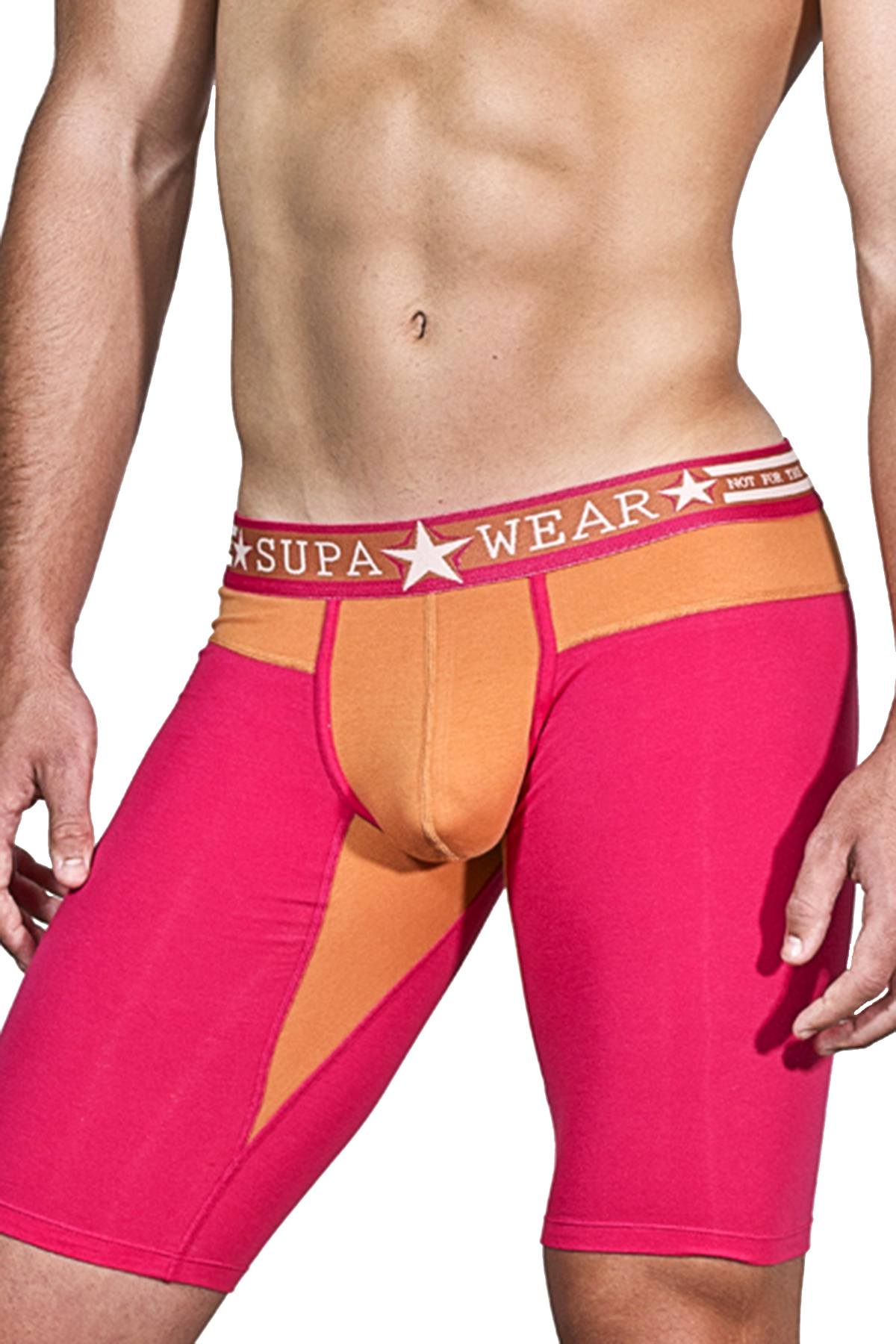 Supawear Orange Cowboy SUPASTAR Long Boxer Brief