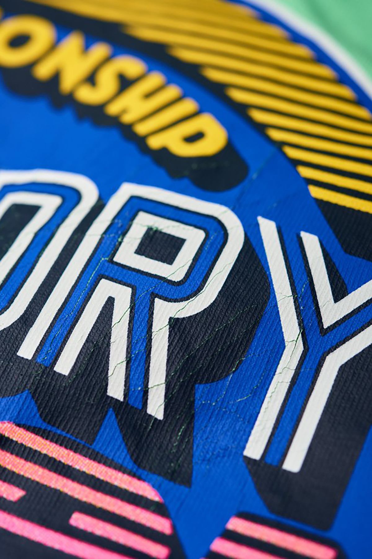 SuperDry Bleached Ultra-Mint Sticker Tab Tee