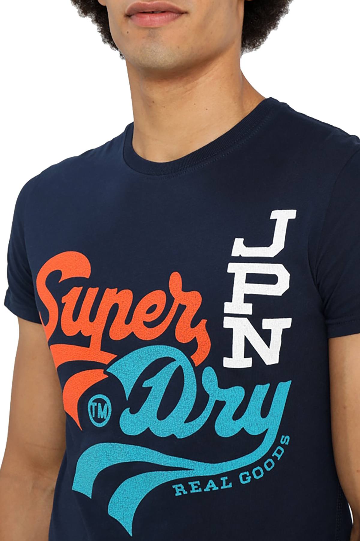 SuperDry Casual-Navy Triple Swoosh Lite T-Shirt