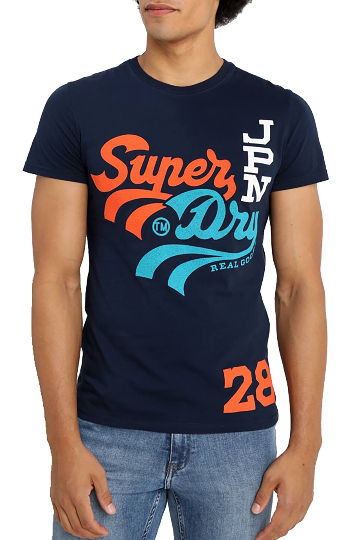 SuperDry Casual-Navy Triple Swoosh Lite T-Shirt